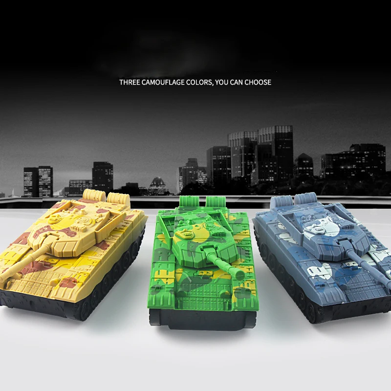 Wireless Two-way Remote Control RC Tank War Militar Battle Launch Cross-country  Of Tank Hobby Boy Toys for Kids Children Gift 3