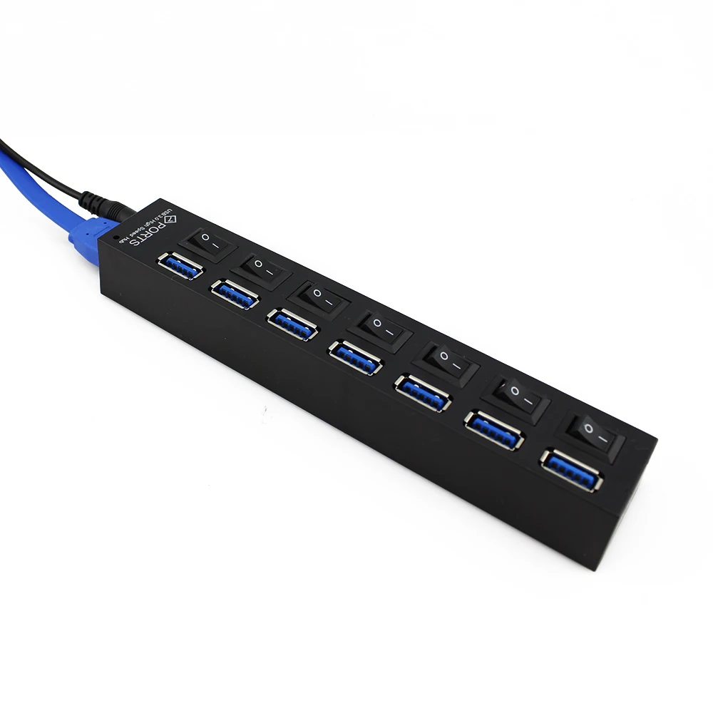 Usb хаб 3 0 высокоскоростной концентратор адаптер Мульти USB разветвитель 7 портов