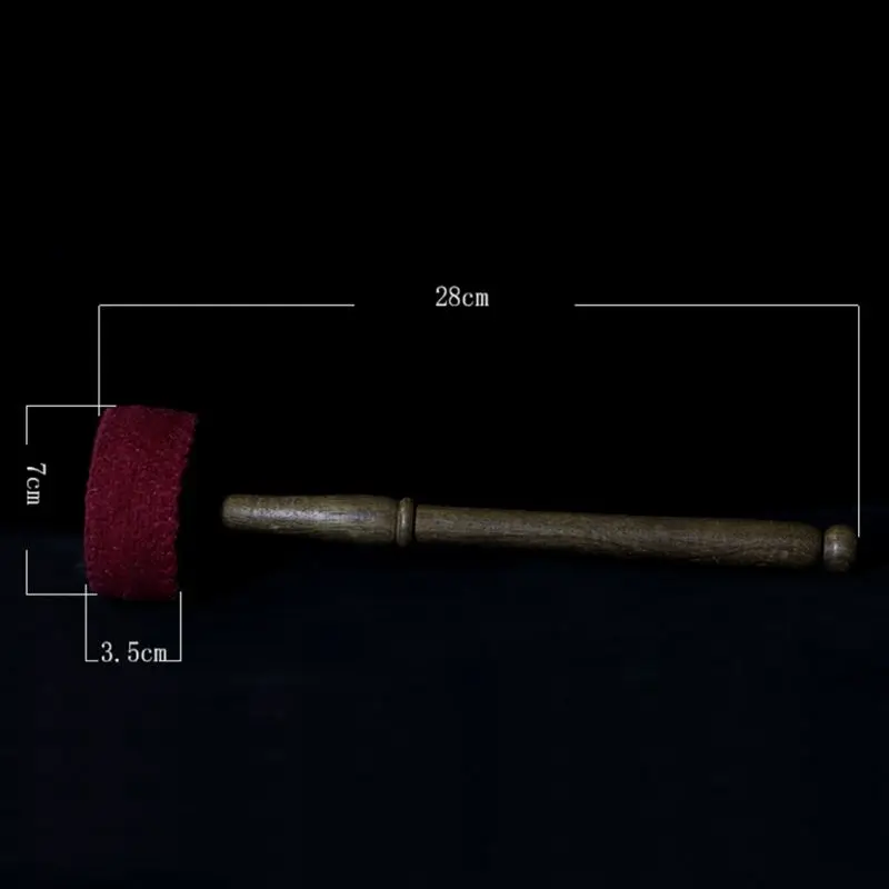 Religion Mallet Stick Tibetan Buddhist Therapy Dharma Chanting Sound Copper Nepalese Meditation Monks Decorative Singing Bowl