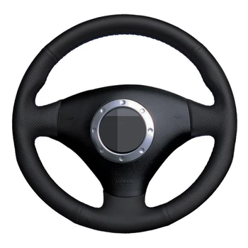

Car Steering Wheel Cover Black Artificial Leather For Audi A3 2000-2003 A4 2003-2005 RS 6 2003 S4 2004-2006 TT 2001-2006