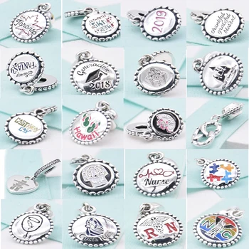 

925 Sterling Silver Maple Leaf Castle Clown Goddess Brelock Limited Edition Skull Pendant European Jewelry Factory Wholesale