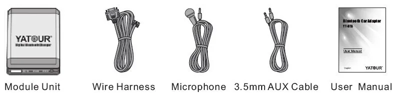 Yatour YTM09 автомобильный аудио bluetooth USB адаптер для Toyota Camry Corolla Verso RAV4 Yaris Mp3 плеер