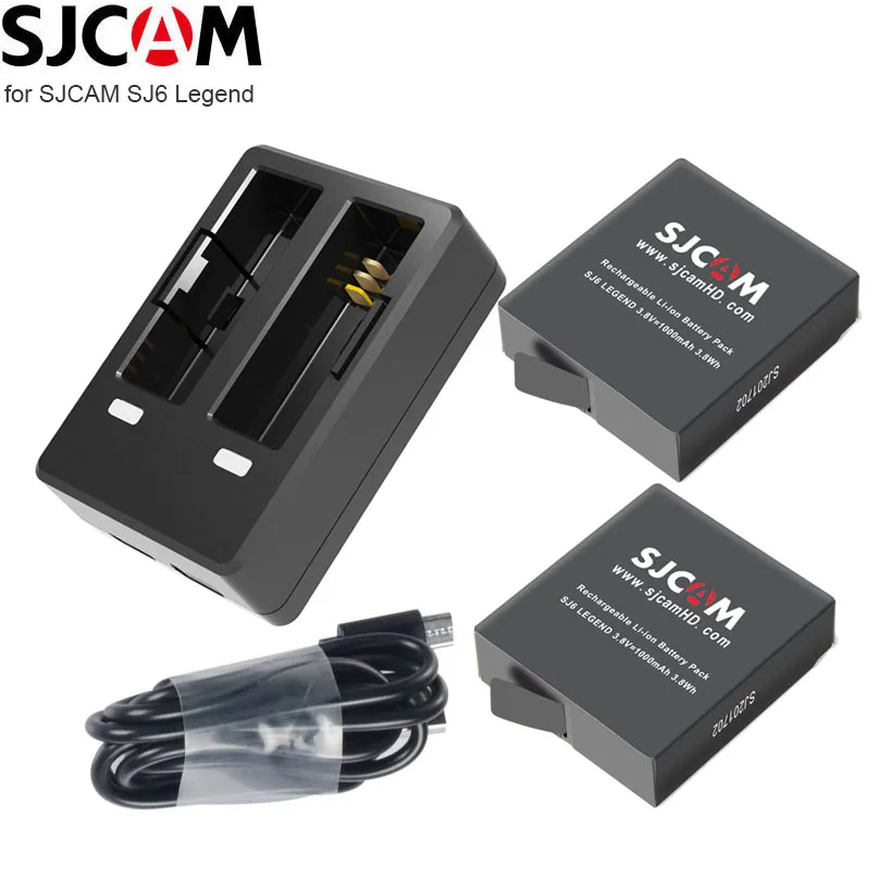 Оригинальный аккумулятор SJCAM SJ6 Legend 3 8 в 1000 мАч перезаряжаемая батарея для