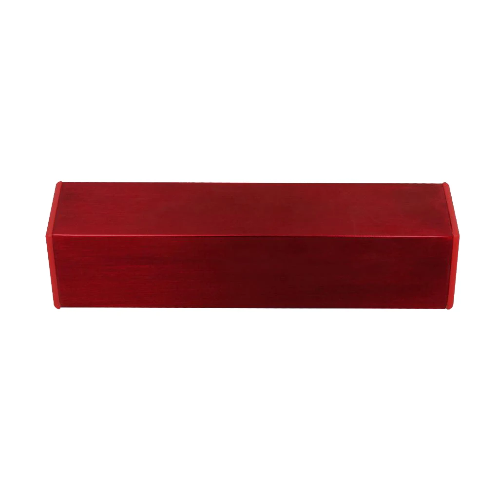 Wood Hand Shaker Percussion Instrument Sand Beads Music Red |