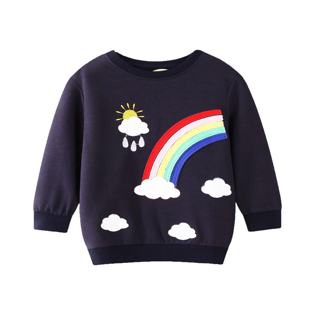 Новые Топы для малышей, свитшоты для маленьких мальчиков и девочек, пуловер с рисунком радуги, рубашка для bluza chlopieca sudadera bebe ubrana grinch