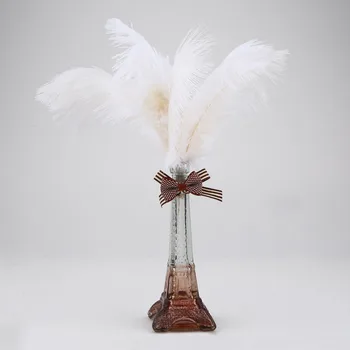 

100PCS/Set 20-25CM Beautiful Luxury Style Ostrich Feathers DIY Wedding Party Decorative Celebration Feathers Black/White