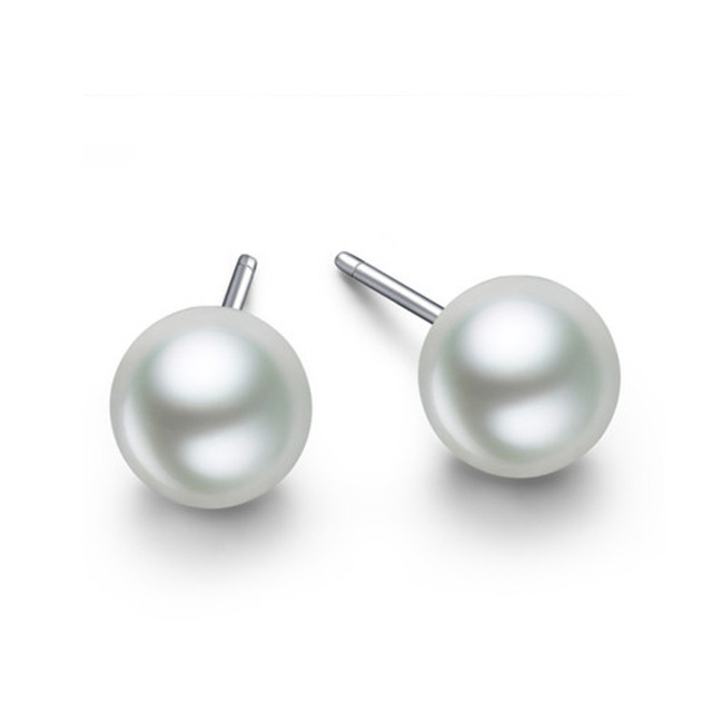 Korean New Simple Geometry Earrings Fashion Temperament Sweet Pearl Flower Earrings Female Jewelry Party Gift