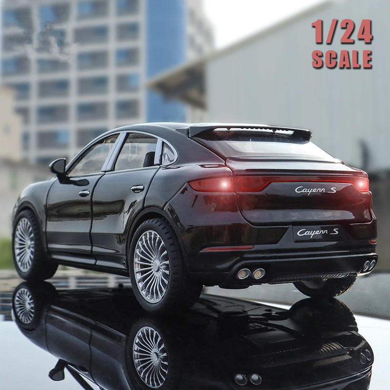 1:24 Porsches Cayenne S SUV модель автомобиля из сплава литая металлическая Игрушечная