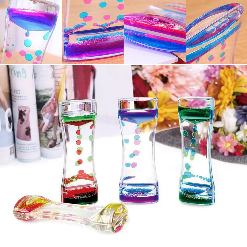 Домашние плавающие масляные песочные часы орнамент масло капля игрушка ...