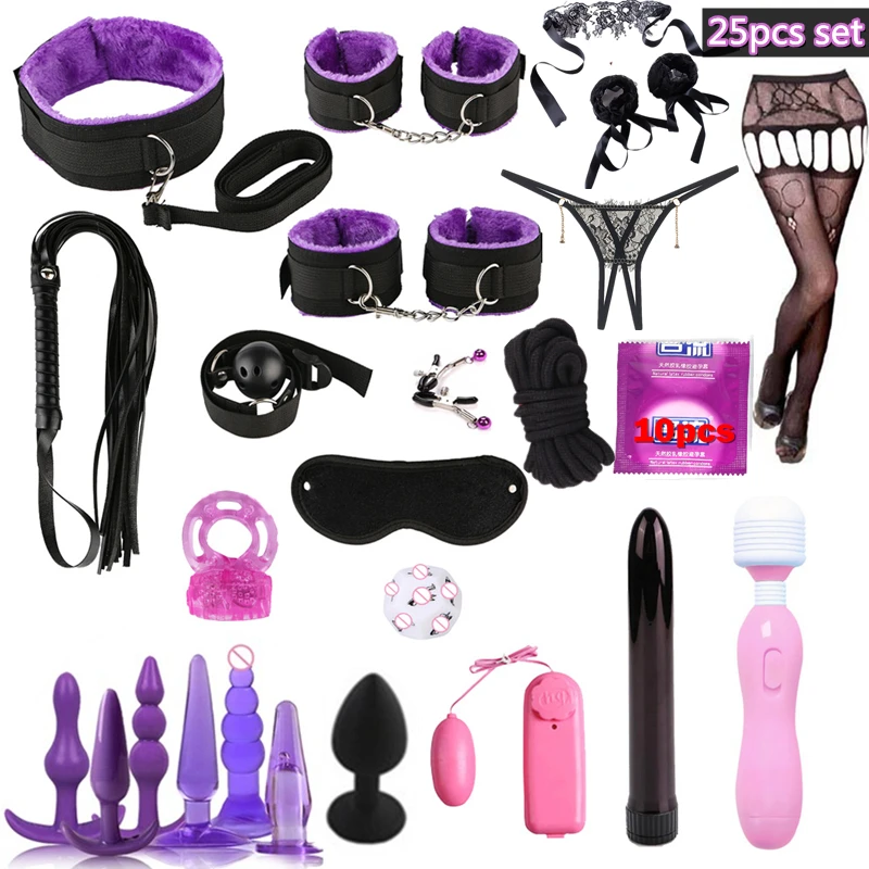 Секс-игрушки для связывания партнера комплект 25 шт