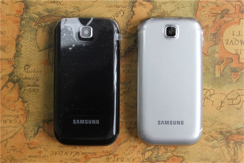 Оригинал Samsung C3595 свободная сеть 3G WCDMA черный большой пуговицы 2MP камера флип