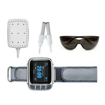 

High Blood Sugar Control Laser Therapy Wrist Watch Cholesterol Hypertension High Blood Pressure Diabetes Rhinitis Pain Relief