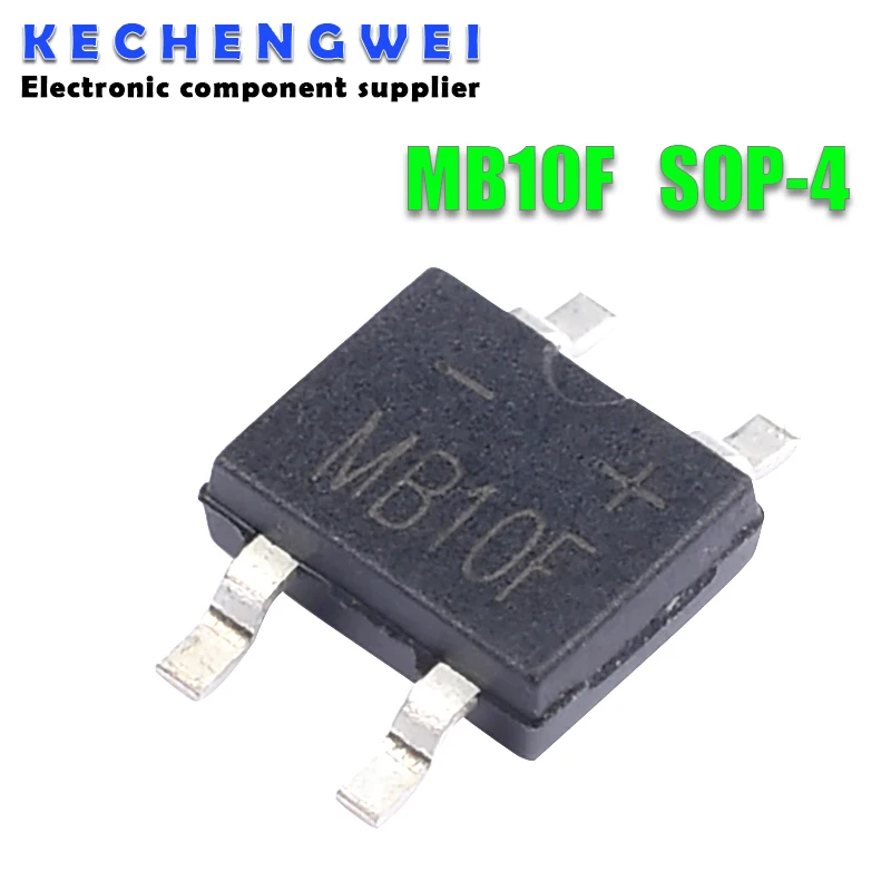 20pcs MB10F MB10 SOP4 1A 1000V SMD мостовой выпрямитель | Электронные компоненты и