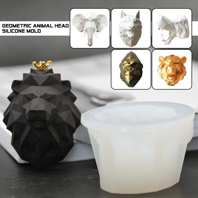 8.7*4 CM ANIMAL Silicone Molds white 3D Lion Silicone Molds Handmade $14.05  - PicClick AU