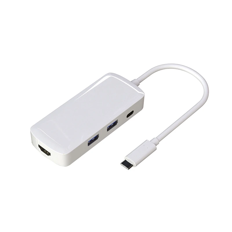 4в1 usb-хаб 3,1 type C к HDMI/2 USB 3,0/type C адаптер для Book Pro Air
