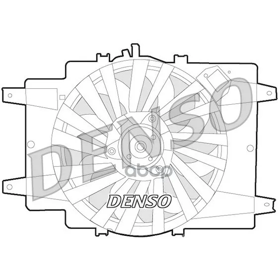 Вентилятор Радиатора Denso арт. DER01008