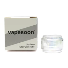 Подлинный светильник VapeSoon, радужная выпуклая стеклянная трубка для UWELL NUNCHAKU TANK 5 мл распылитель