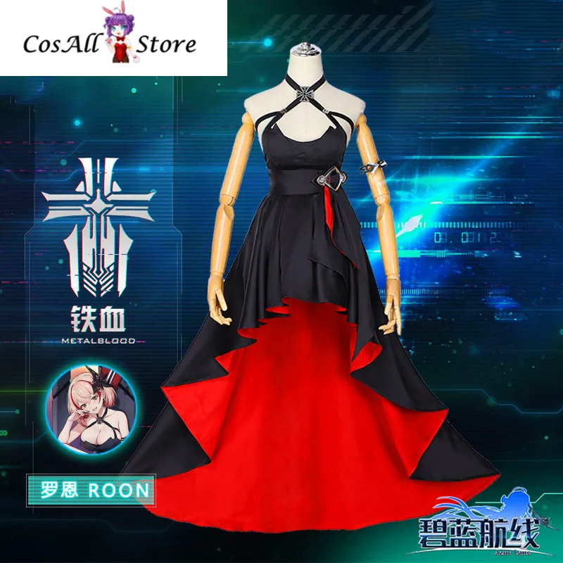 Женский костюм для костюмированной вечеринки Azur Lane Dark Smile Roon | Тематическая