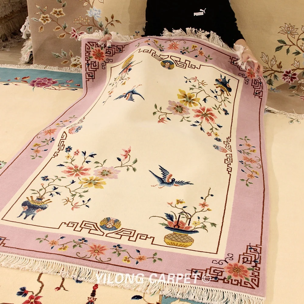 YILONG 4 'x 6' Цветочная фотография и птица китайское искусство Украшение