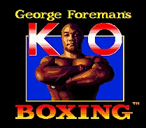 

George Foreman's KO Boxing 16 bit MD Game Card For Sega Mega Drive For Genesis