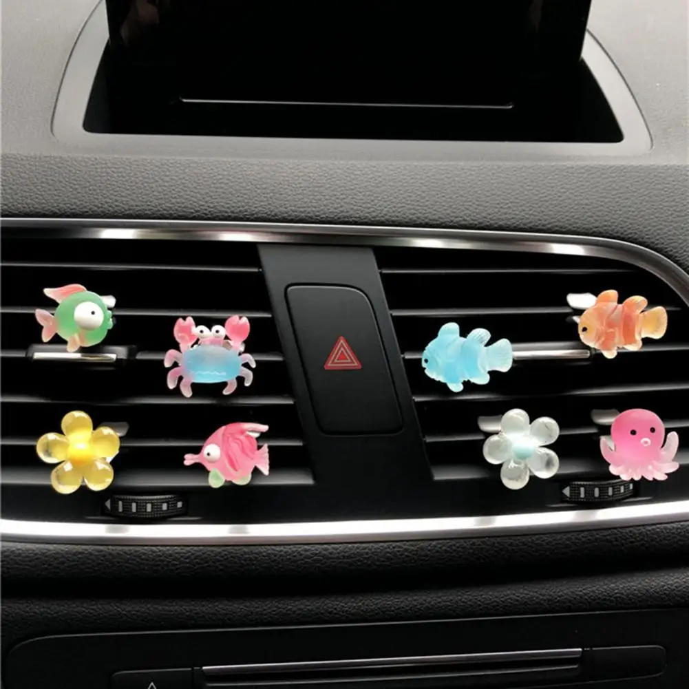 Auto Lufterfrischer Candy Farbe Air Vent Clip Bunte Non-slip Tier Form  Krabben Outlet Dekoration Clip für Auto dekorative Clip