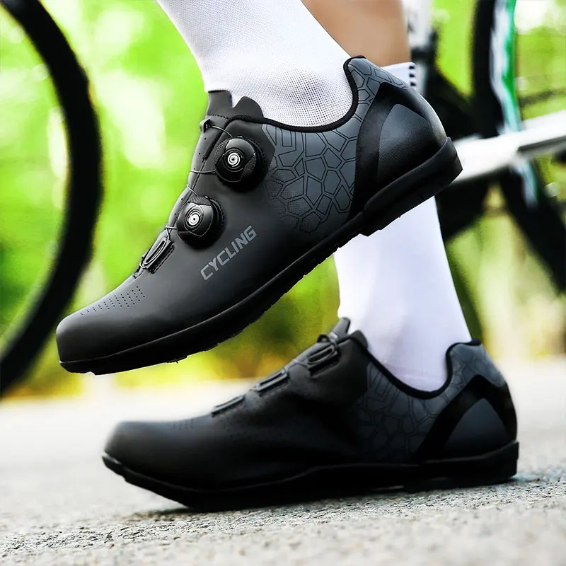 Road Cycling Shoes Men Outdoor Sport Bicycle Shoes Breathable Mtb Bike Flat Sneakers Mnountain Racing Cycling Sneakers Plus Size