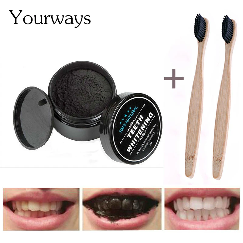 

YOURWAYS 30g Teeth Whitening Oral Care Charcoal Powder Natural Activated Charcoal Teeth Whitener Powder Oral Hygiene