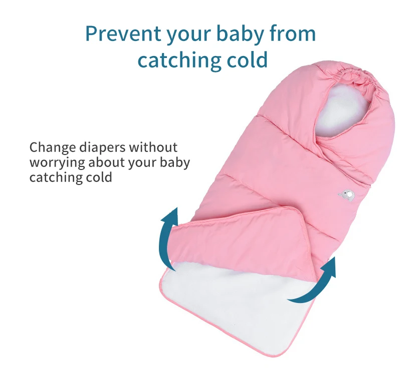 AAG новорожденных зимний конверт обертывание детская спальная коляска мешок в больничной пеленке кокон для новорожденных конверт для