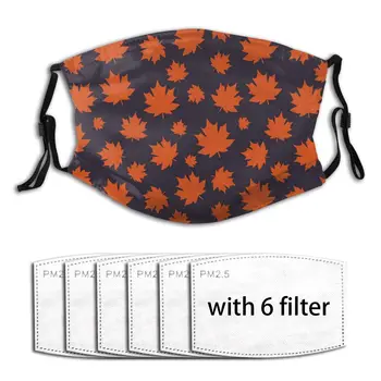 

Anti-Pollution Autumn Maple Leaves Windproof Breathable 2020 Summer Face Masks PM2.5 Filter Protector Dust Haze Male