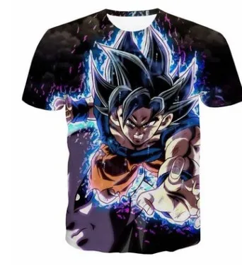 

Brand Seven Dragon Ball Goku 3d Print Anime Funny T-Shirt Hip Hop 2019 Summer New Japanese Fashion Trend Street Costume