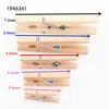 25mm 35mm 45mm 60mm 72mm Log color Wooden Clips  Photo Clips Clothespin Craft Decoration Clips School Office clips ► Photo 3/6