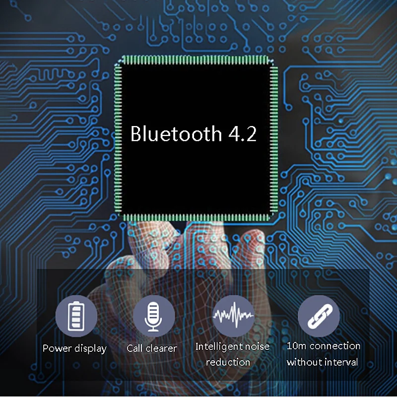 T1 Bluetooth Headset Hanging Ear In Ear Sports Anti Sweat netic Suction Stereo Wireless Bluetooth Headset