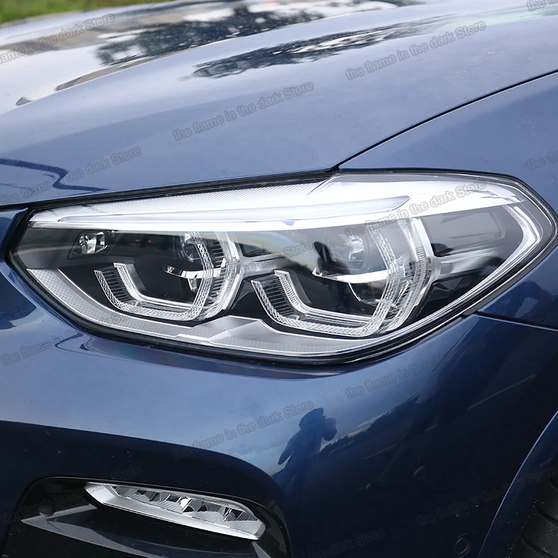 Прозрачная Черная защитная пленка lsrtw2017 для автомобильных фар из ТПУ bmw x3 2018 2019 2020