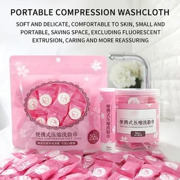 

Portable Cotton Travel Compressed Towel Dry Compressed Coin Disposable Face Towel Expandable hotel Mini Face Care Magic Towel