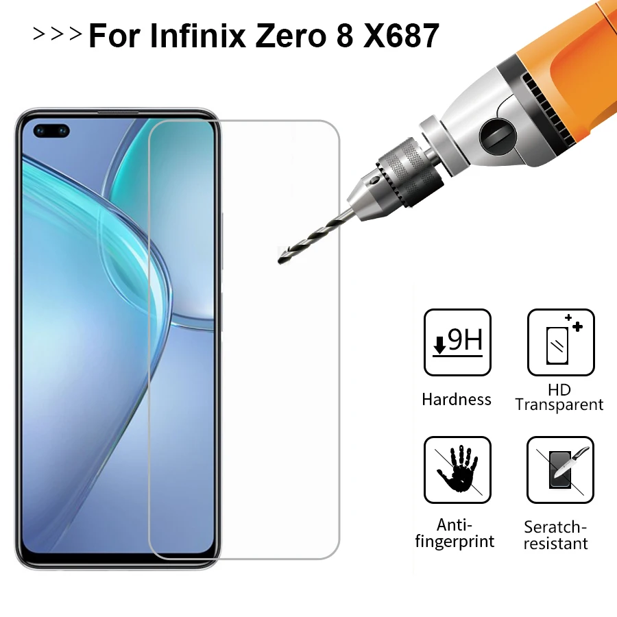Infinix Zero 8 glass case