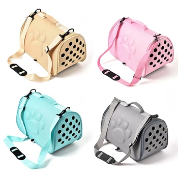 

Foldable Pet Carrier for Dog Cat Shoulder Bag EVA Dog Carrier Bag for Dogs Handbag Outdoor Travel Pet Kennel Breathable Dogs Bag
