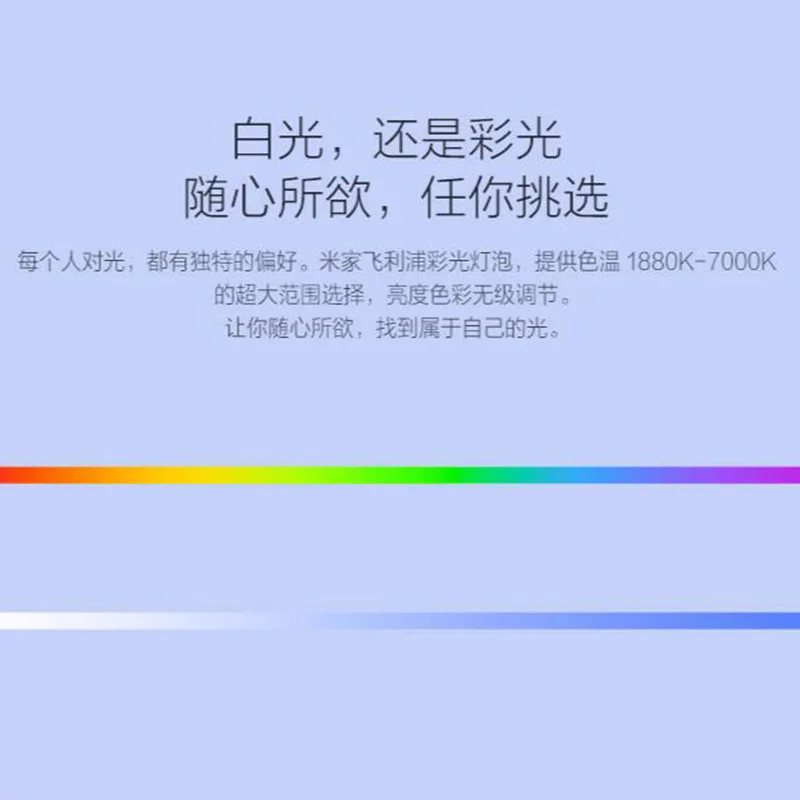 Новейшая Xiao mi jia Philips умная цветная светодиодная лампа E27 светильник 1880-7000K Wifi mi Home APP пульт дистанционного управления светодиодный светильник