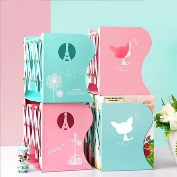 

Creative Adjustable Bookends Animal Metal Bookshelf Student Stationery Non-slip Magazine File Holder Organizer Book Stand Rack