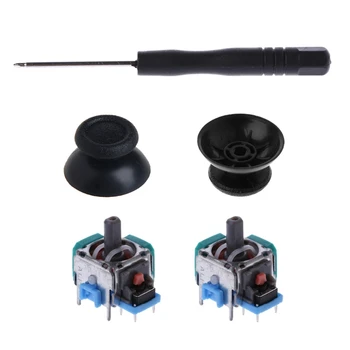 

1 Set 3D Joystick Axis Analog Sensor Module Thumbsticks Cap For PS4 Controller 28GE