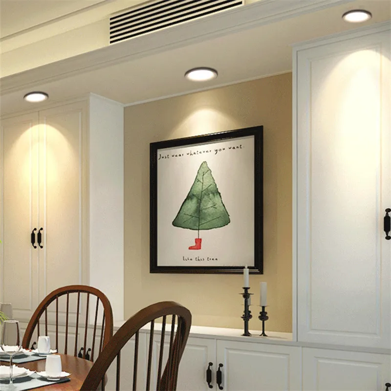 Dimmable recesse round LED Downlights COB Ceiling lamp Spot Lights 7W 9W 12W LED Light led panel light Indoor Lighting