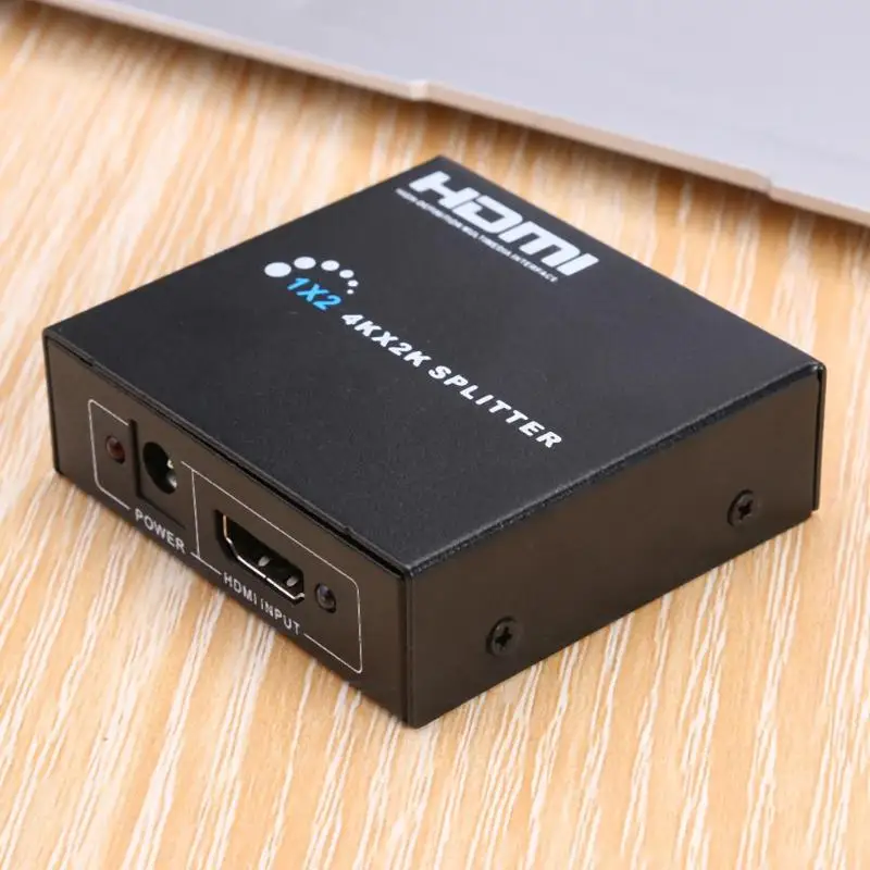 HDMI сплиттер Горячая простота легкий прочный 1x2 HDMI конвертер 1 в 2 Переключатель 4K HDMI Переключатель Селектор