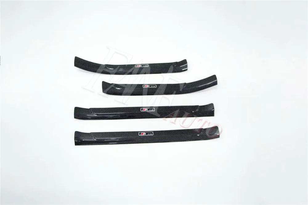

Carbon Fiber Look Door Sill Scuff Plate Guard Sills Protector Trim For A6 C7 Sedan 2011-2017