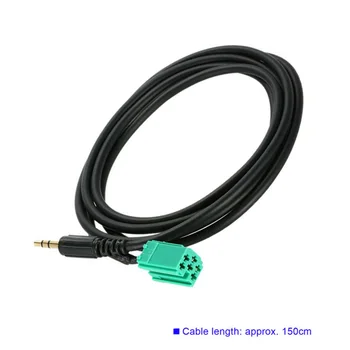 

Car Radio Aux Cable Connector Audio Input Adapter Fits For Renault Clio 05-11