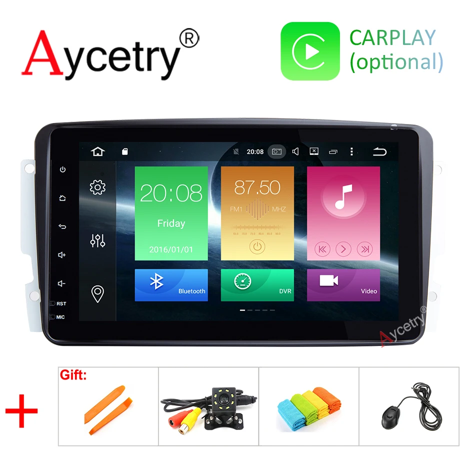 

DSP IPS For Mercedes/Benz/CLK/W209/W203/W208/W463/Vaneo/Viano/Vito Android 9.0 Car radio Multimedia GPS navigation no 2 din dvd