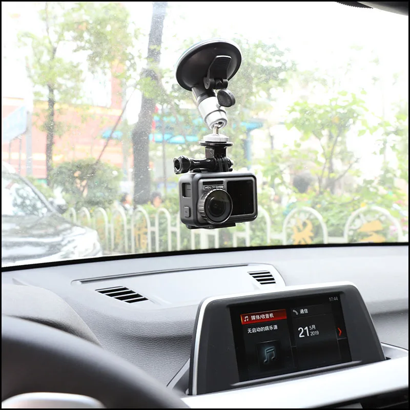 Крепление на присоске с вращением на 360 градусов для DJI Osmo Action GoPro Hero 7 6 5 4 крепление на окно sony Yi 4K SJCAM eken Cam Автомобильный держатель