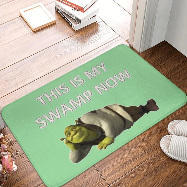 Bathroom Rug Carpet Mat, Shrek Bathroom, Shrek Doormat, Door Mat Meme