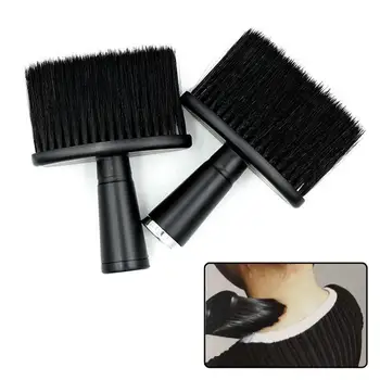 

Soft Hair Brush For Barber Salon Hairdressing Styling Tools Neck Face Duster Hairdressing Hair Cutting Cleaning Brush Black
