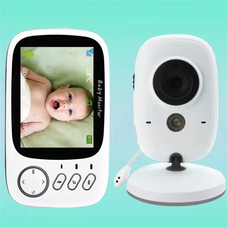 

Video bebe Baby Monitor VB603 2.4G Wireless 3.2 Inches LCD 2 Way Audio Talk Night Vision Video Nanny baba eletronica babyfoon