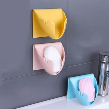 

Storage-Basket Soap-Box-Stand Suction-Holder Bathroom-Accessories Kitchen-Tools Soap Suction-Sponges-Holder