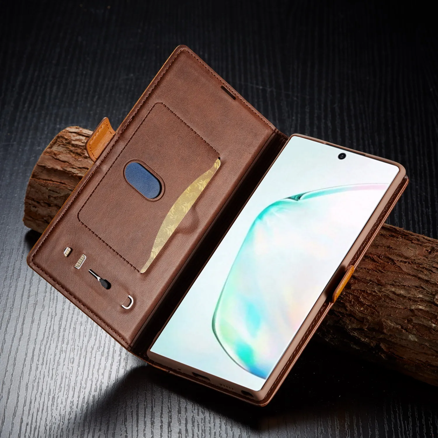 Чехол для samsung Note10 S10 Plus S10E S8 S9 Plus Роскошный Ретро Магнитный Флип кожаный чехол для samsung Note 10 9 чехол для держателя карты